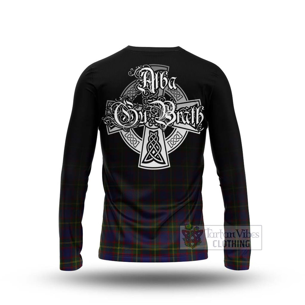 Durie Tartan Long Sleeve T-Shirt Featuring Alba Gu Brath Family Crest Celtic Inspired - Tartan Vibes Clothing