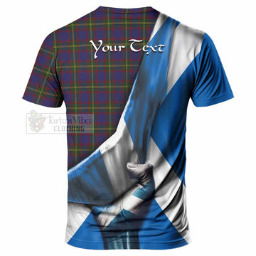 Durie Tartan T-Shirt with Family Crest Scotland Patriotic Style - Tartan Vibes Clothing