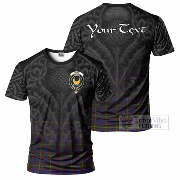 Durie Tartan T-Shirt with Family Crest Celtic Thistle Vibes - Tartan Vibes Clothing