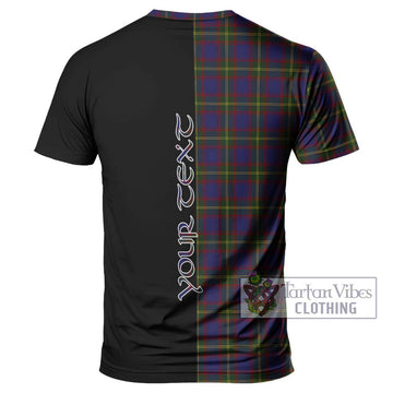 Durie Tartan T-Shirt with Family Crest and Half Of Me Style - Tartan Vibes Clothing