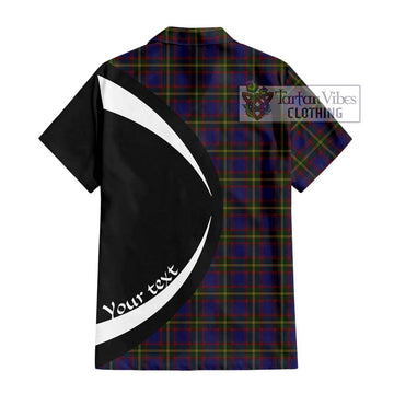 Durie Tartan Hawaiian Shirt with Family Crest Circle Style - Tartan Vibes Clothing