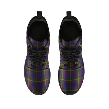 Durie Tartan Leather Boots - Tartan Vibes Clothing
