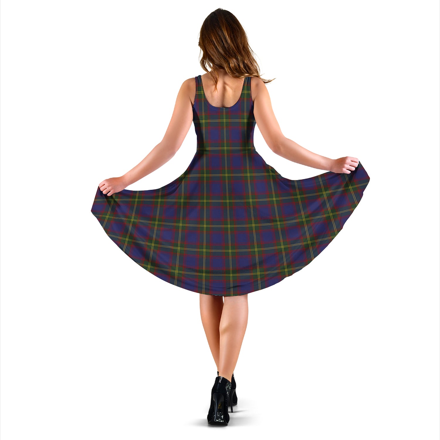 Durie Tartan Sleeveless Midi Womens Dress - Tartan Vibes Clothing