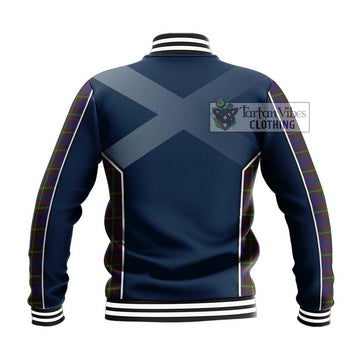 Durie Tartan Baseball Jacket with Family Crest and Lion Rampant Vibes Sport Style - Tartan Vibes Clothing
