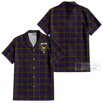 Durie Tartan Cotton Hawaiian Shirt with Family Crest - Tartan Vibes Clothing