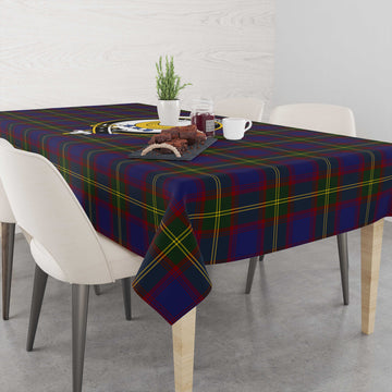 Durie Tartan Tablecloth with Family Crest M 39.4"x59"(100x150cm) - Tartan Vibes Clothing