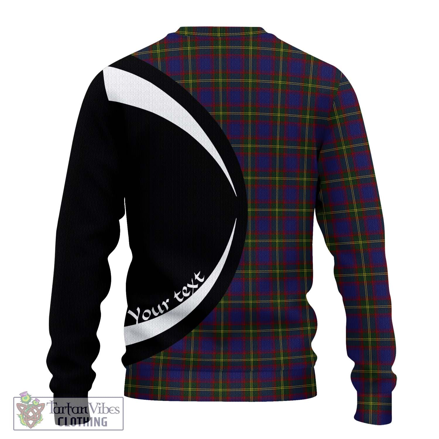 Durie Tartan Ugly Sweater with Family Crest Circle Style - Tartan Vibes Clothing