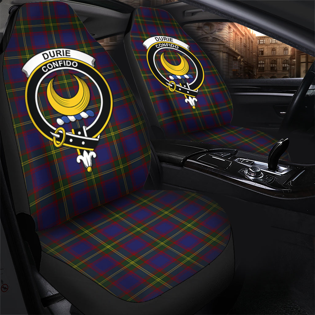 Durie Tartan Car Seat Cover with Family Crest - Tartan Vibes Clothing