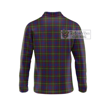 Durie Tartan Long Sleeve Polo Shirt with Family Crest DNA In Me Style - Tartan Vibes Clothing