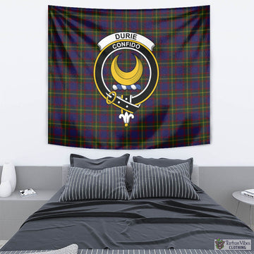 Durie Tartan Tapestry Wall Hanging and Home Decor for Room with Family Crest - Tartan Vibes Clothing