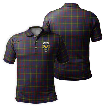 Durie Tartan Men's Polo Shirt with Family Crest - Tartan Vibes Clothing