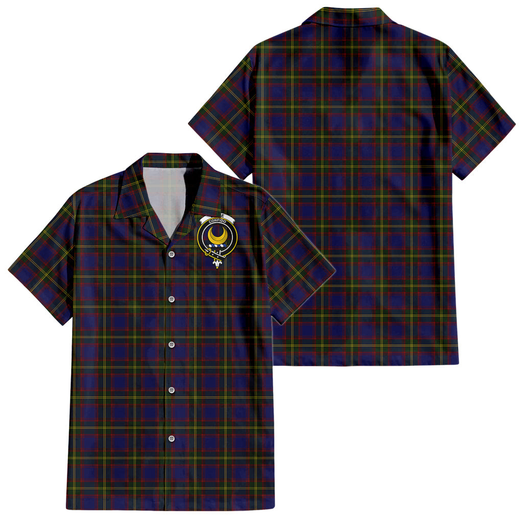 Durie Tartan Hawaiian Shirt with Family Crest - Tartan Vibes Clothing