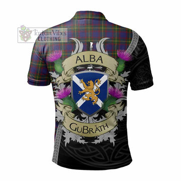 Durie Tartan Family Crest Polo Shirt Lion Rampant Royal Thistle Shield Celtic Inspired - Tartan Vibes Clothing