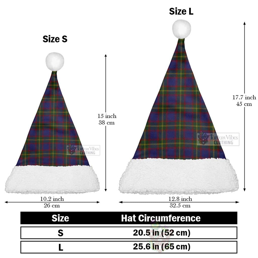 Durie Tartan Christmas Santa Hats Christmas Hat L 25.6in (65cm) - Tartan Vibes Clothing
