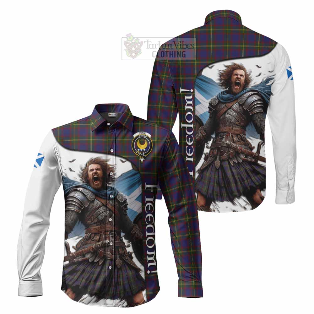 Durie Crest Tartan Long Sleeve Button Shirt Inspired by the Freedom of Scottish Warrior - Tartan Vibes Clothing