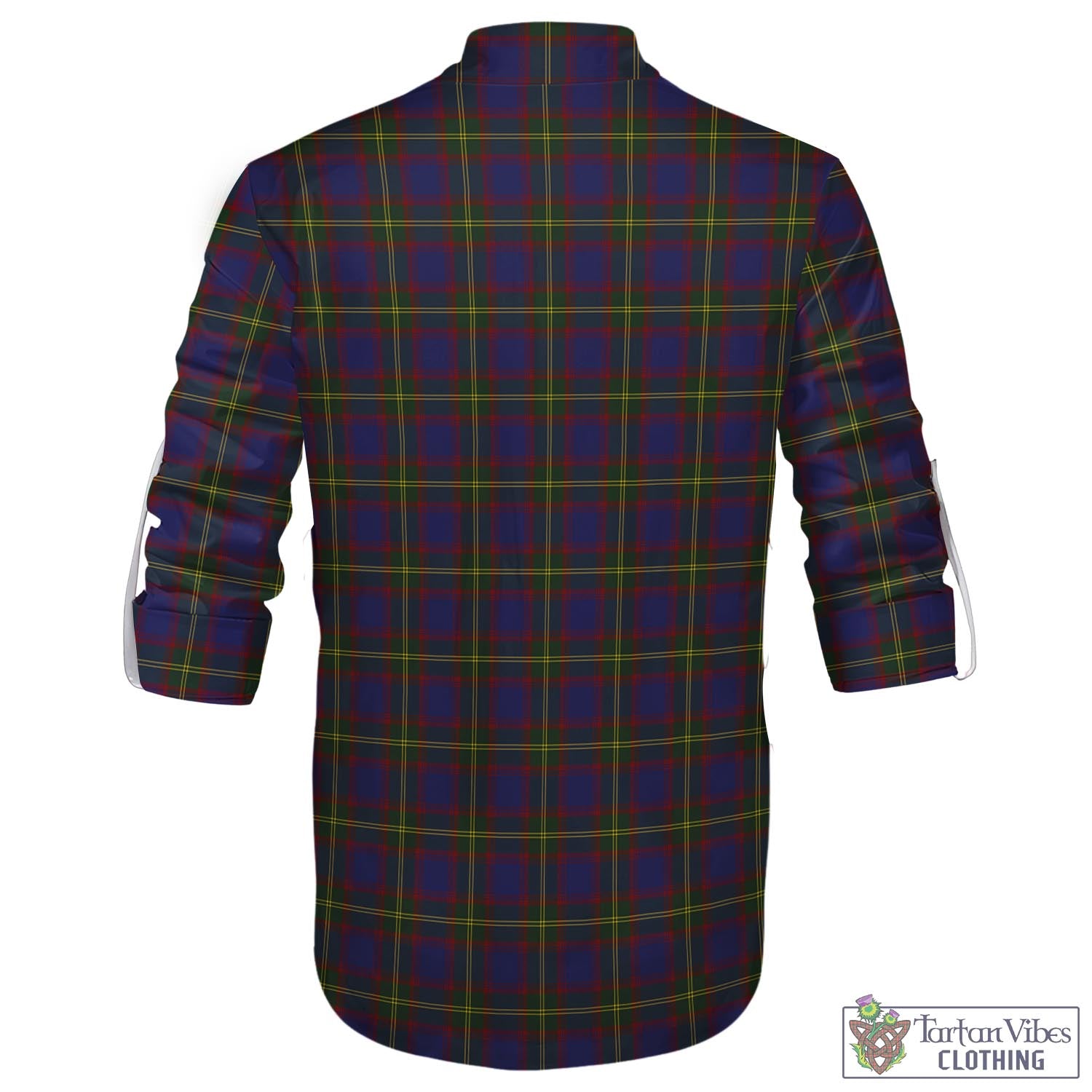 Durie Tartan Men's Scottish Traditional Jacobite Ghillie Kilt Shirt - Tartan Vibes Clothing