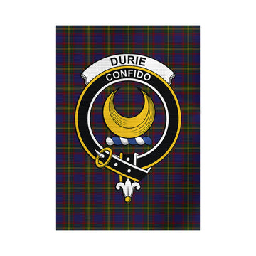 Durie Tartan Garden Flag with Family Crest - Tartan Vibes Clothing