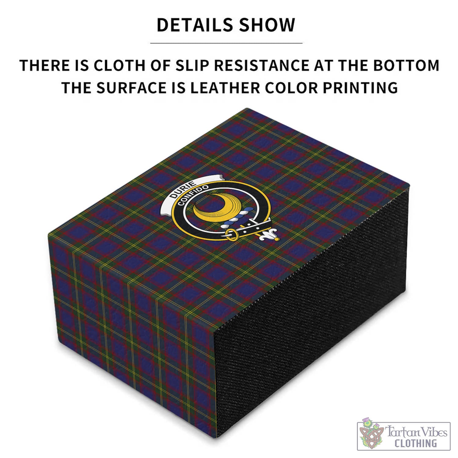 Durie Tartan Pen Holder with Family Crest - Tartan Vibes Clothing