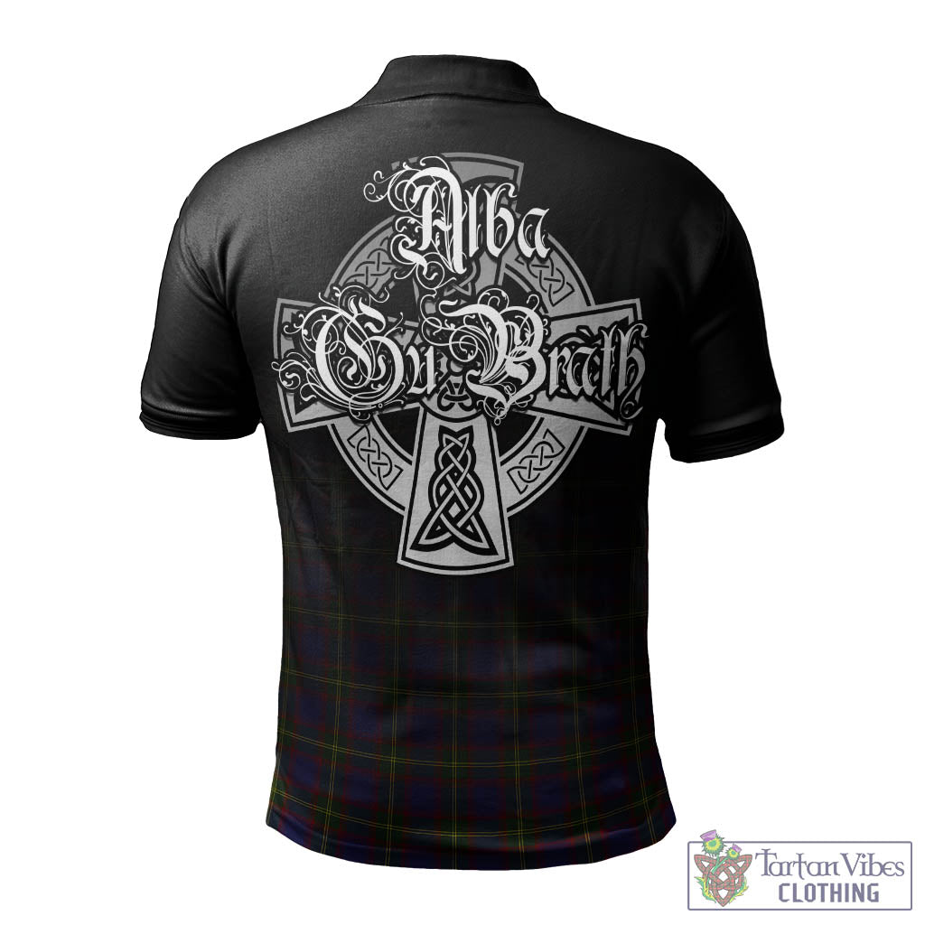 Durie Tartan Polo Shirt Featuring Alba Gu Brath Family Crest Celtic Inspired - Tartan Vibes Clothing