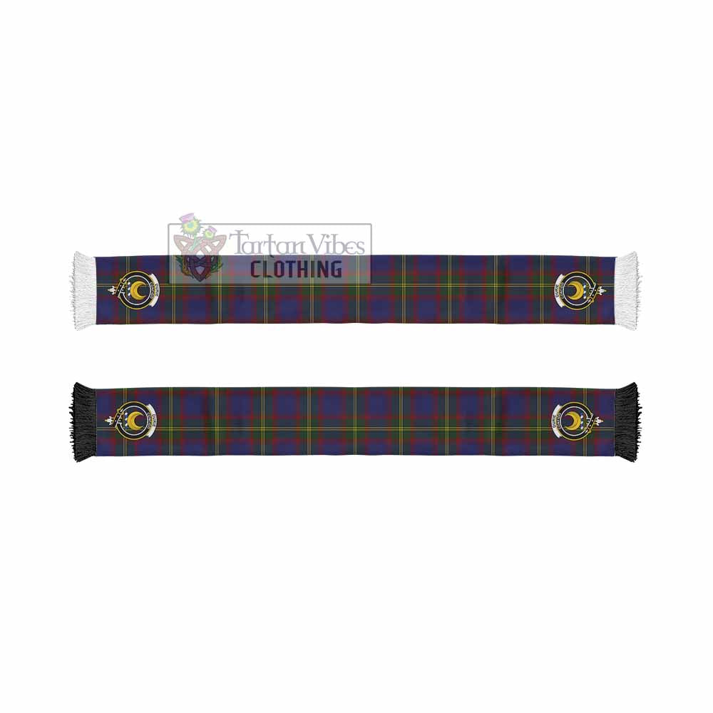 Durie Tartan Ruffneck Scarf with Family Crest - Tartan Vibes Clothing
