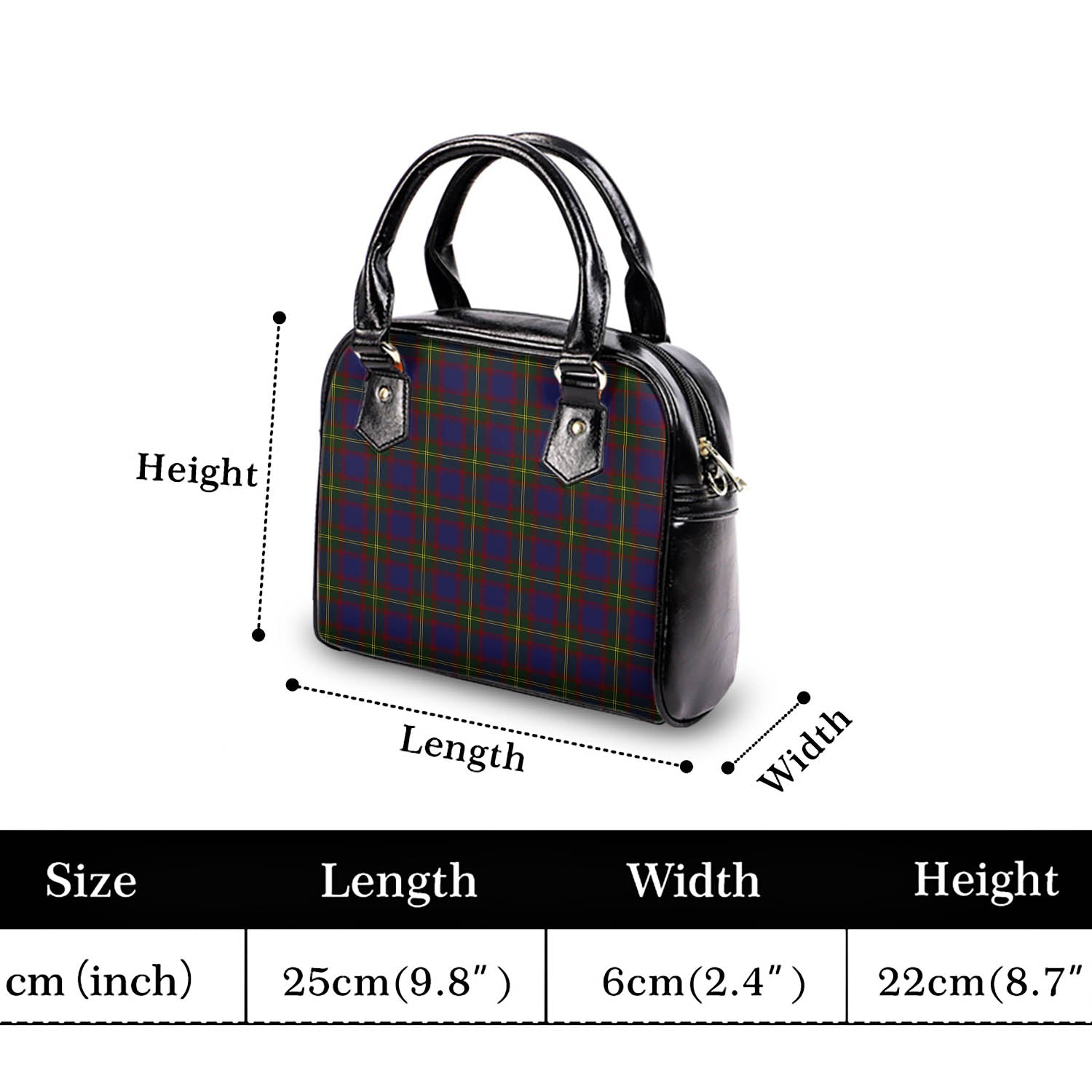 Durie Tartan Shoulder Handbags - Tartan Vibes Clothing