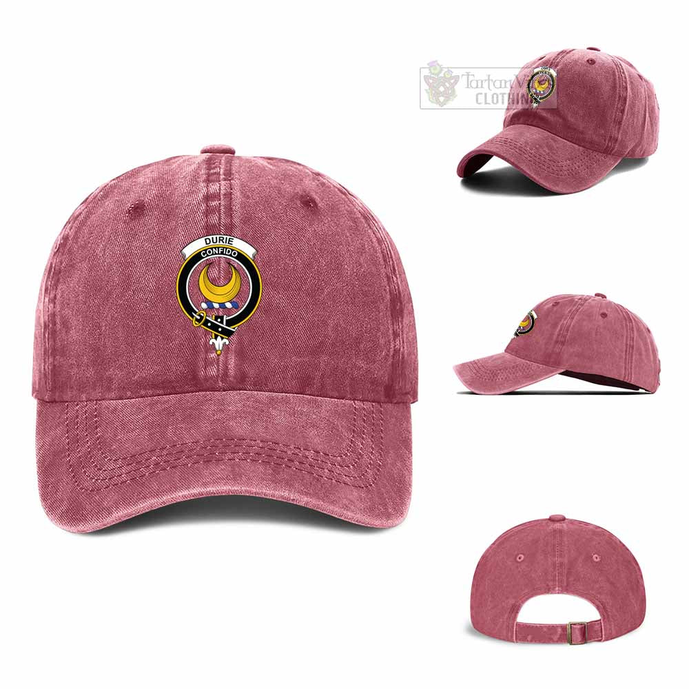 Tartan Vibes Clothing Durie Clan Crest Denim Classic Cap