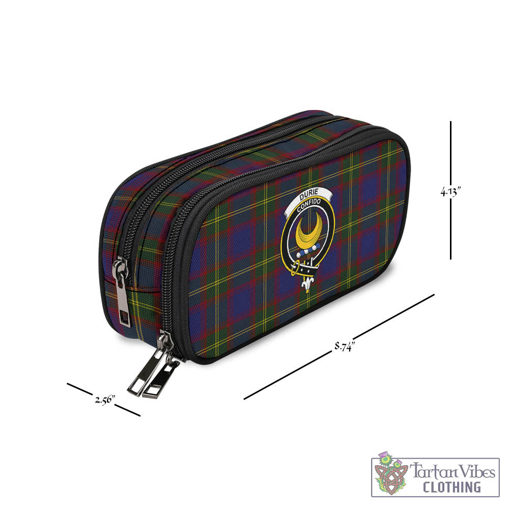 Durie Tartan Pen and Pencil Case with Family Crest - Tartan Vibes Clothing