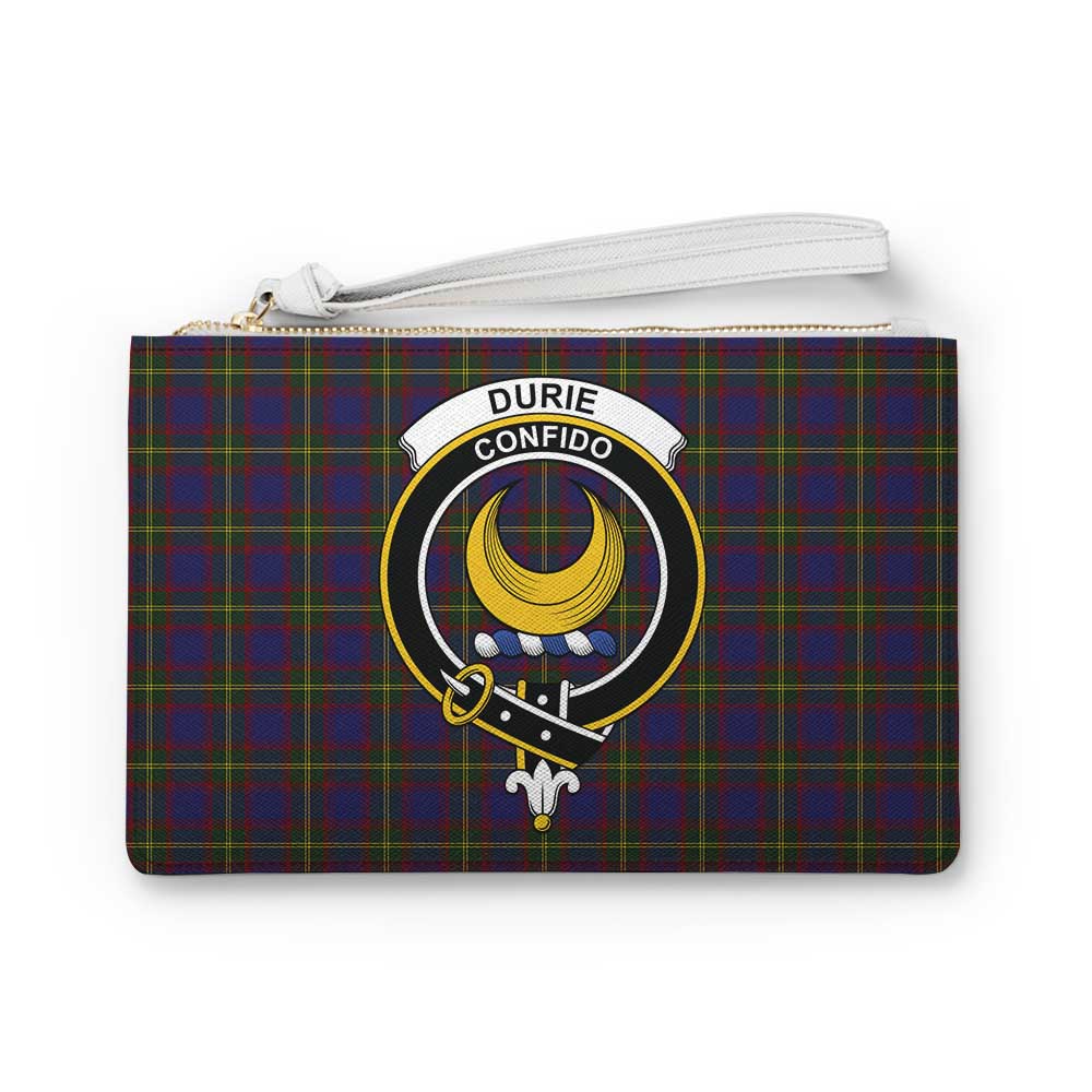 Tartan Vibes Clothing Durie Family Crest Tartan Clutch Bag