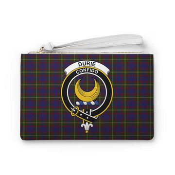 Tartan Vibes Clothing Durie Family Crest Tartan Clutch Bag