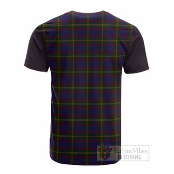 Durie Tartan Accent Cotton T-shirt with Family Crest