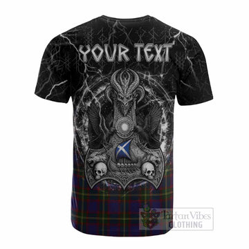 Durie Tartan Crest Cotton T-shirt Celtic Odin's Raven Legacy