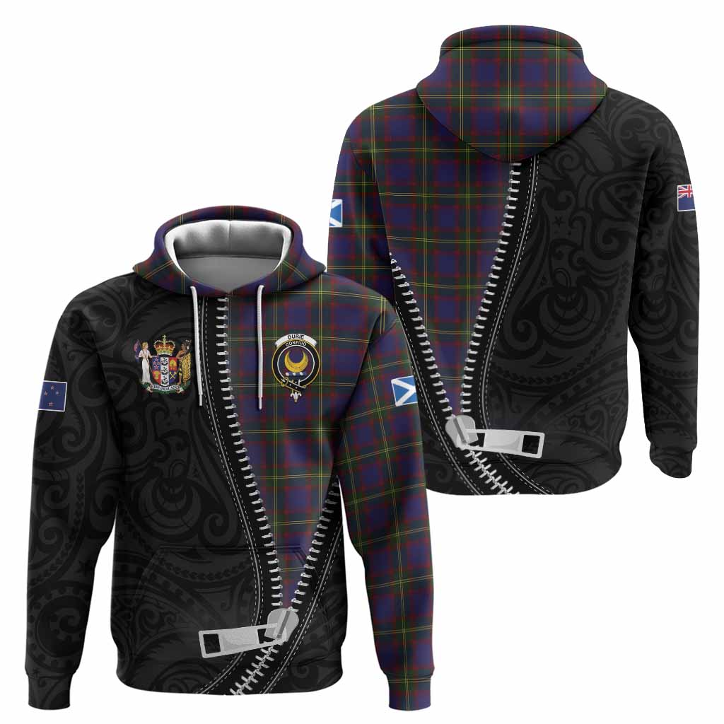 Durie Tartan Hoodie New Zealand Pattern Unique Zipper Stylized