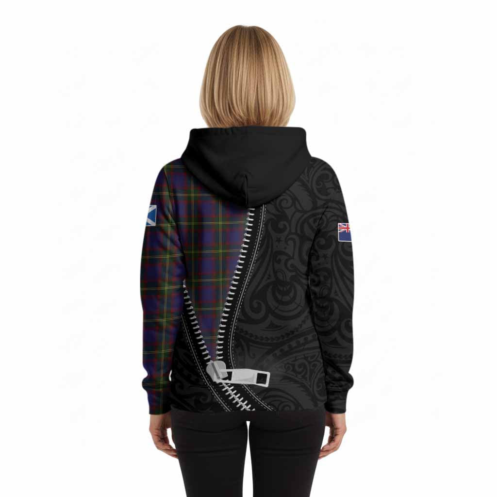 Durie Tartan Hoodie New Zealand Pattern Unique Zipper Stylized