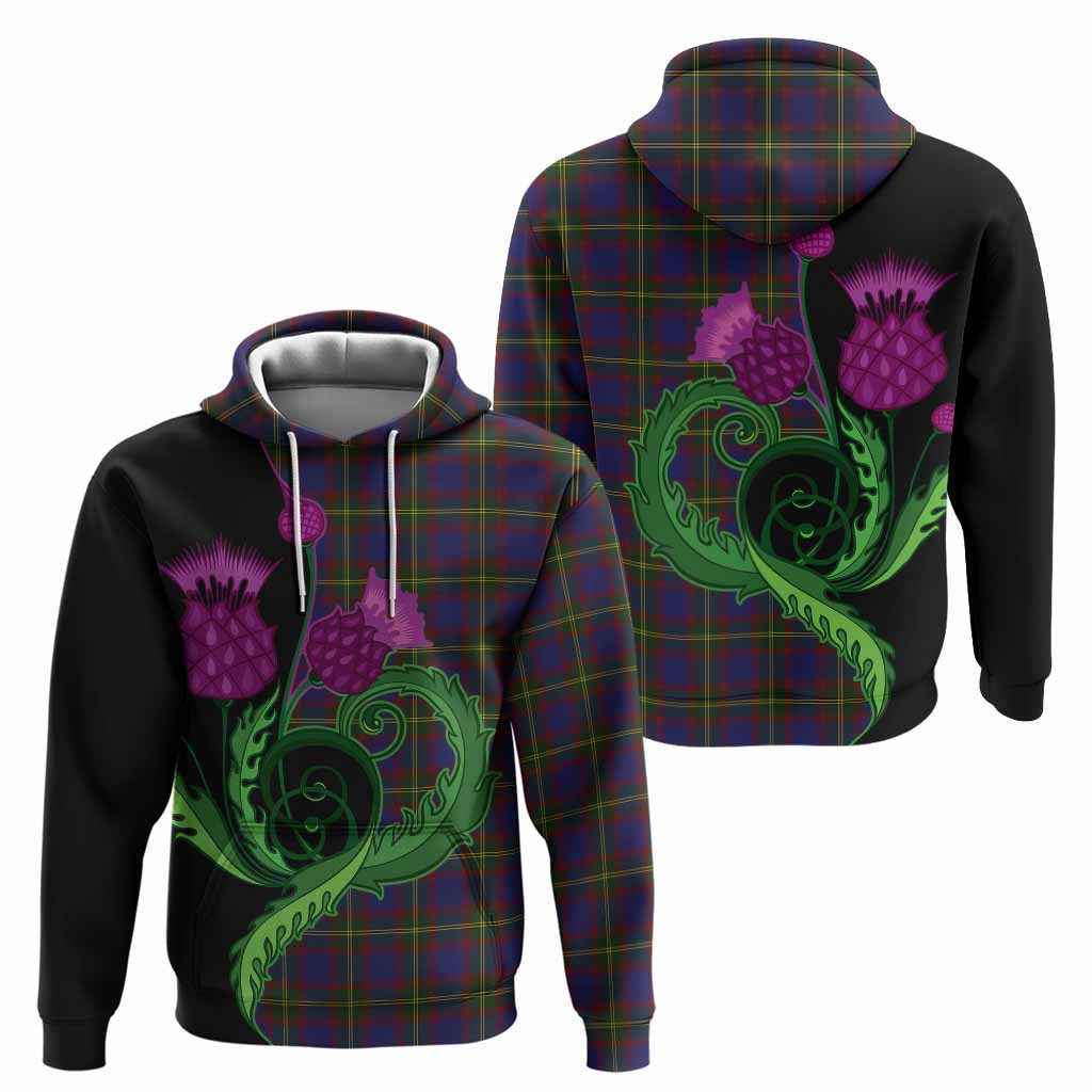 Durie Tartan Hoodie Traditional Scottish Thistle