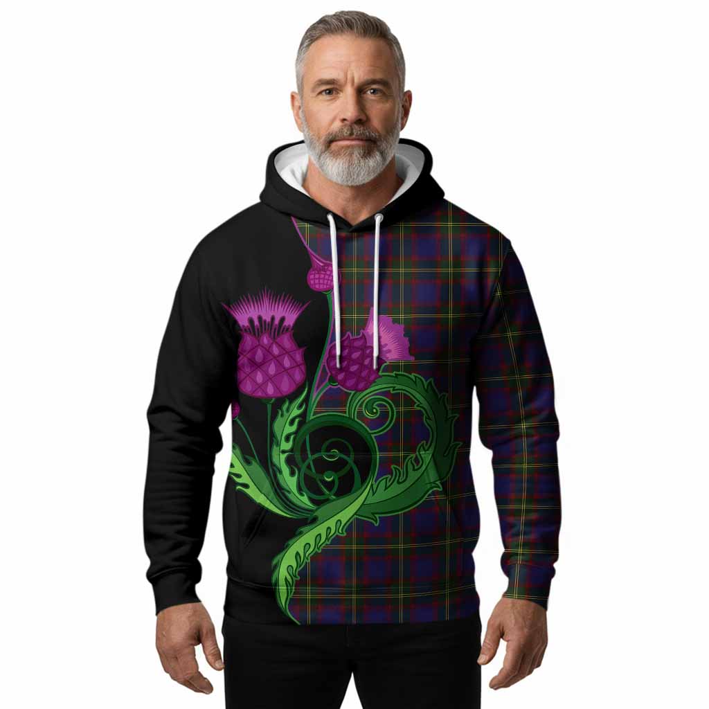 Durie Tartan Hoodie Traditional Scottish Thistle