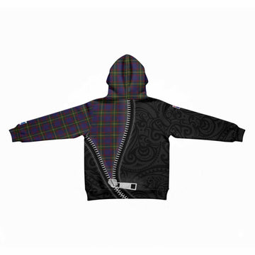 Durie Tartan Kid Hoodie New Zealand Pattern Unique Zipper Stylized