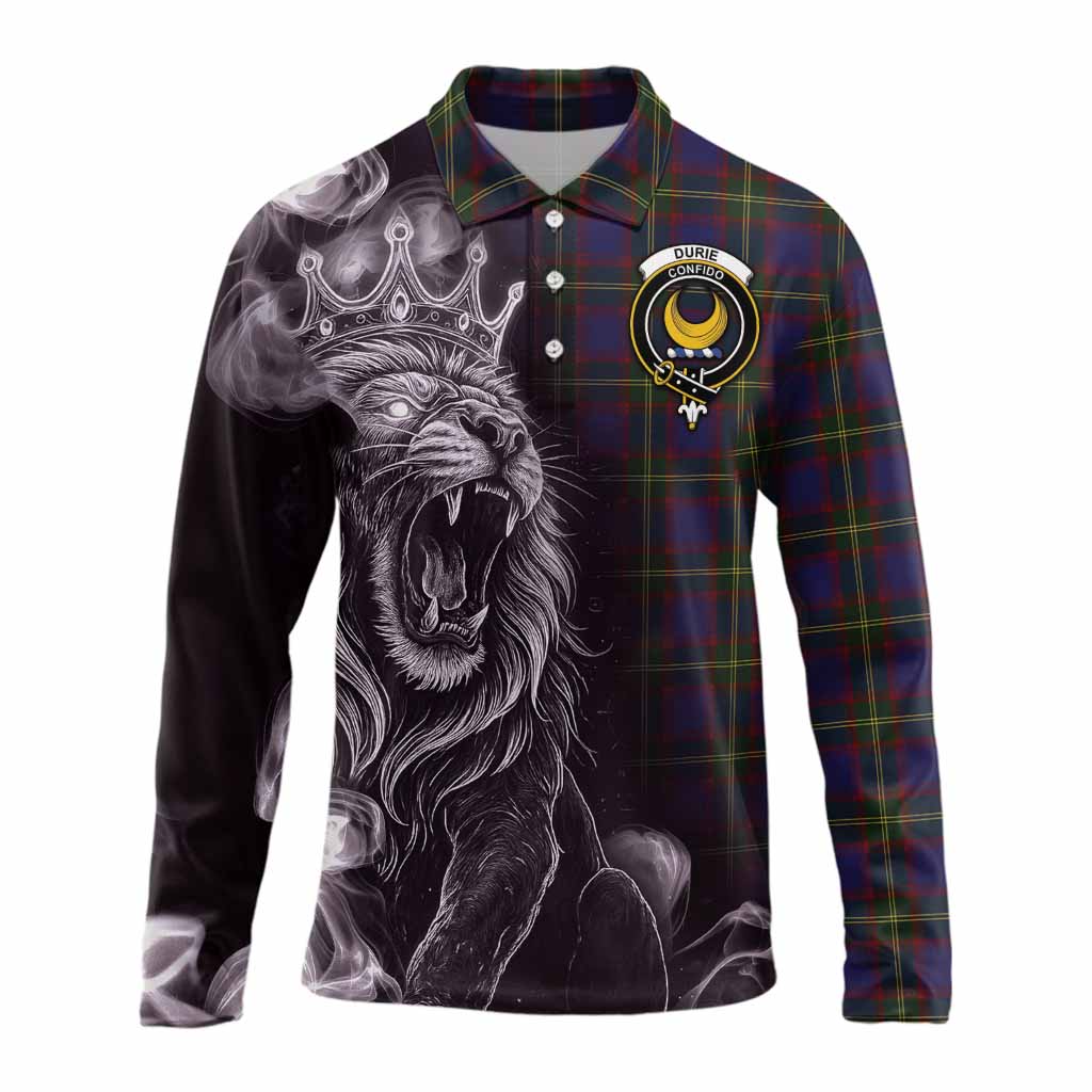 Durie Tartan Long Sleeve Polo Shirt Roaring Lion Heritage