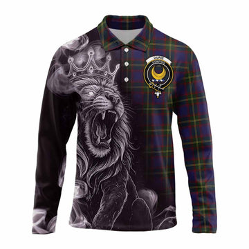 Durie Tartan Long Sleeve Polo Shirt Roaring Lion Heritage