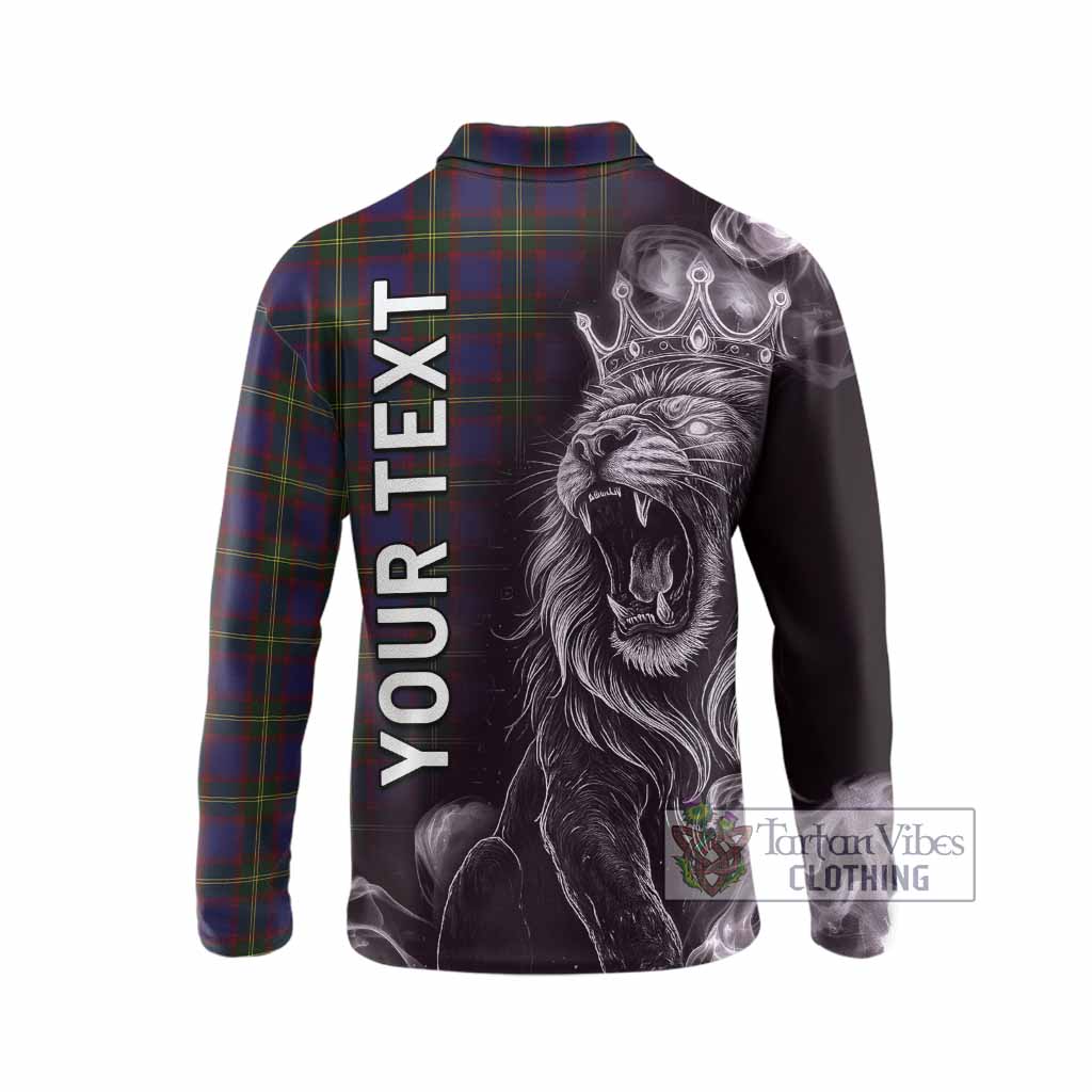 Durie Tartan Long Sleeve Polo Shirt Roaring Lion Heritage