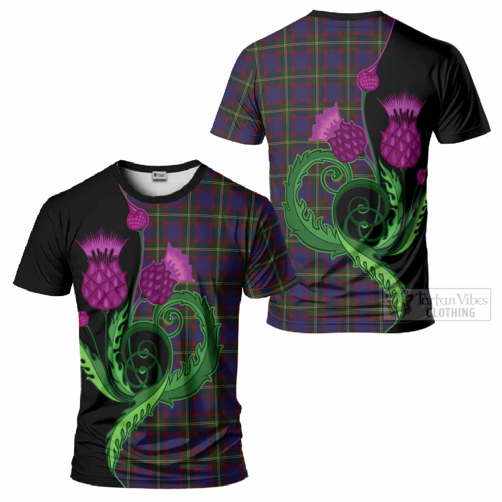 Durie Tartan T-Shirt Traditional Scottish Thistle