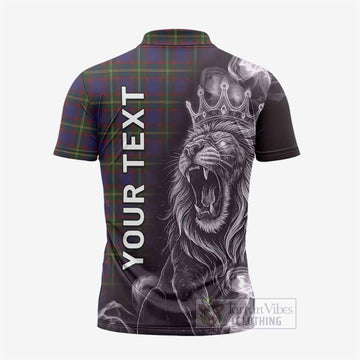 Durie Tartan Zipper Polo Shirt Roaring Lion Heritage