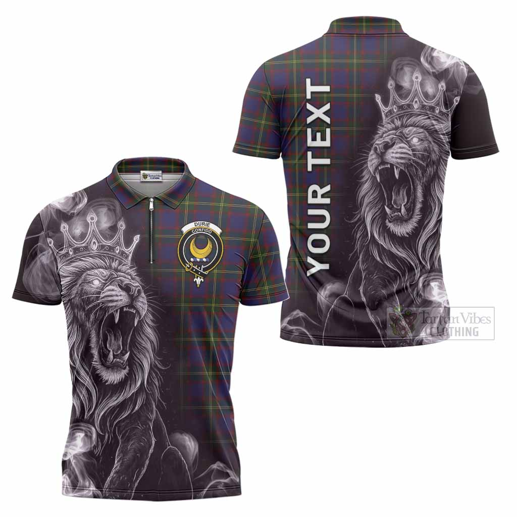 Durie Tartan Zipper Polo Shirt Roaring Lion Heritage