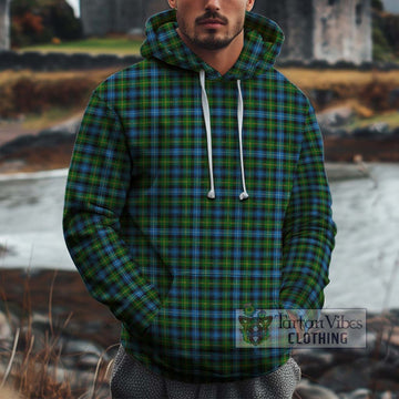 Dyce Tartan Cotton Hoodie Pullover Hoodie XS - Tartan Vibes Clothing