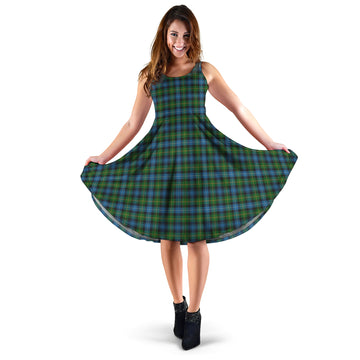 Dyce Tartan Sleeveless Midi Womens Dress XL - Tartan Vibes Clothing