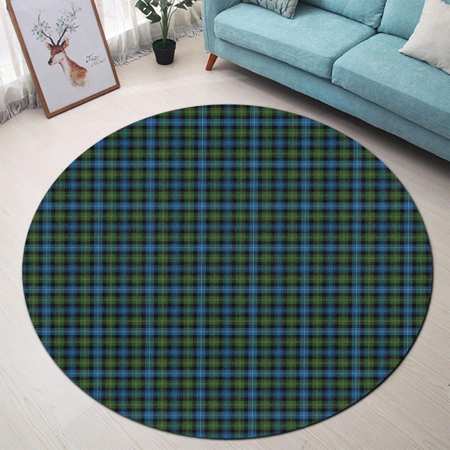 Dyce Tartan Round Rug - Tartan Vibes Clothing