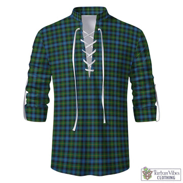 Dyce Tartan Men's Scottish Traditional Jacobite Ghillie Kilt Shirt