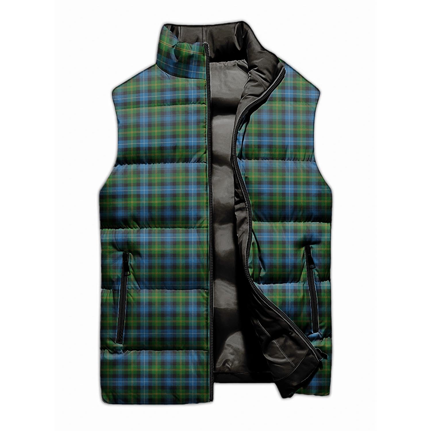 Dyce Tartan Sleeveless Puffer Jacket Unisex M - Tartan Vibes Clothing