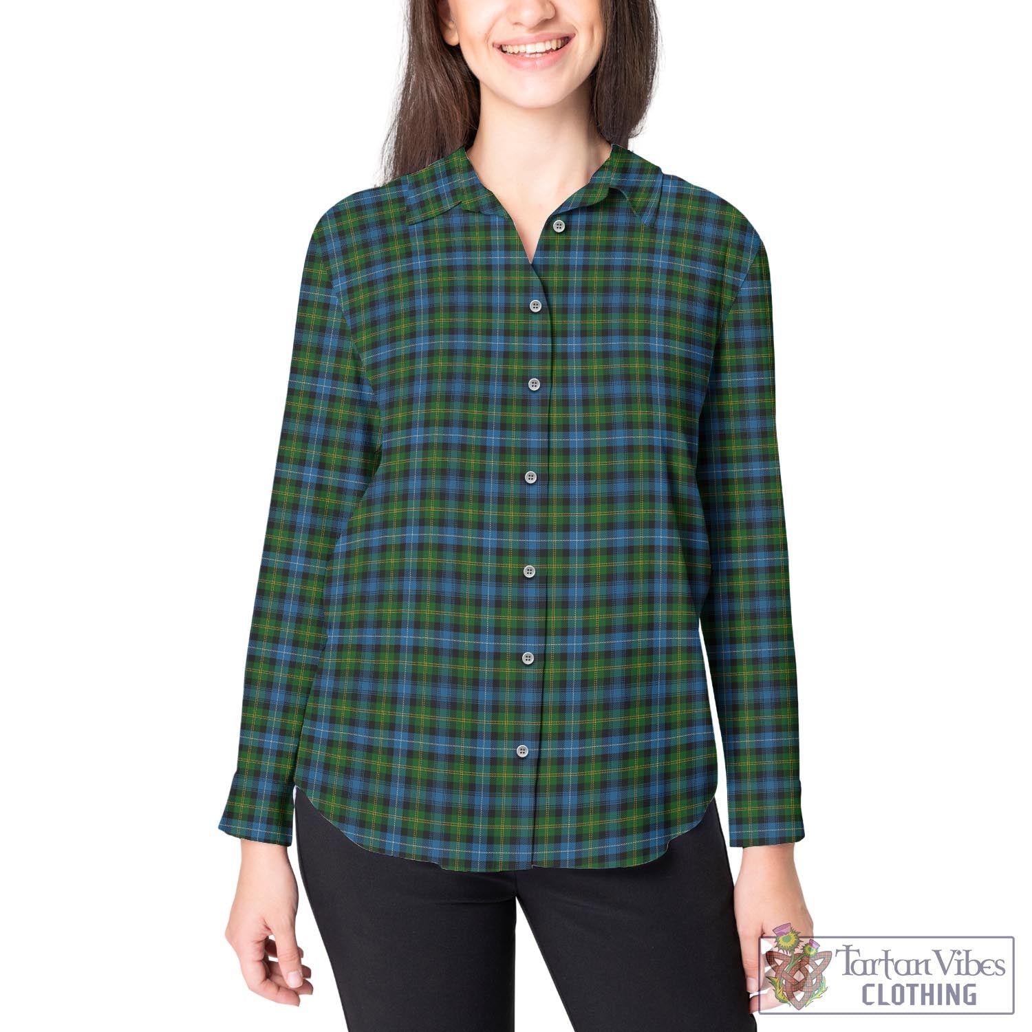 Dyce Tartan Women's Casual Shirt - Tartan Vibes Clothing