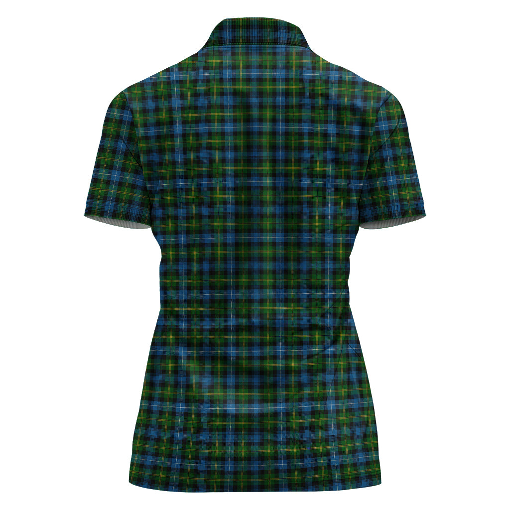 Dyce Tartan Polo Shirt For Women - Tartan Vibes Clothing