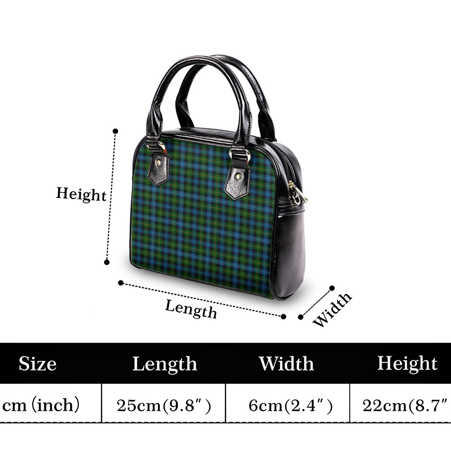 Dyce Tartan Shoulder Handbags - Tartan Vibes Clothing